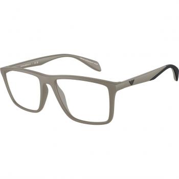 Emporio Armani EA3230 5437 Gafas Recetadas para Hombre Marrones, Armazones para Hombre Marrones, 53 Lentes Recetadas Para Hombre Marrones