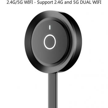 Proyector Portátil Super Mini 1080P HDMI Wi-Fi 2.4G/5G con Adaptador Dongle para TV, Airplay y Miracast