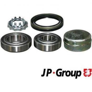 Juego de cojinete de rueda JP GROUP 1151300510, incluye rodamientos, juntas y accesorios necesarios para la instalación, diseñado para garantizar un rendimiento óptimo en vehículos