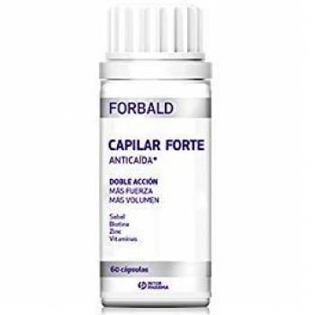 FORBALD - Capilar Forte Complemento alimenticio evita la caída del cabello y favorece su crecimiento - 60 cápsulas