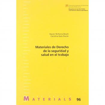 Materiales de derecho de la seguridad y salud en el trabajo: 96