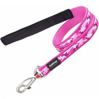 Correa para Perro Red Dingo Camuflaje Fucsia 1,2 x 120 cm