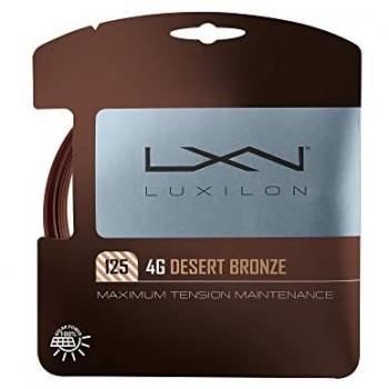 Luxilon 4G Cordaje Individual de Tenis 12,2m - Bronce, Control Óptimo, Más Flexibilidad y Resistencia, Poliéster