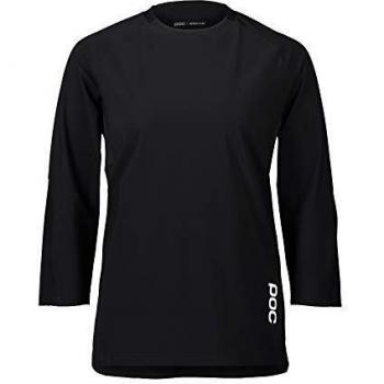 POC Resistance 3/4 Jersey Camiseta de Ciclismo, Uranio Negro, Extra-Small Unisex Adulto