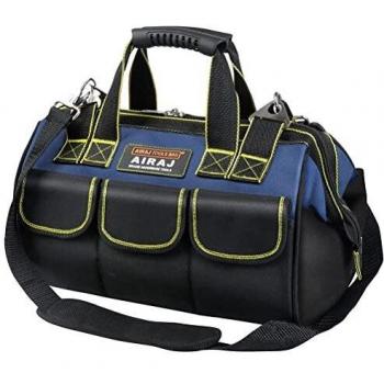 AIRAJ36*21 * 26CM Bolsa De Herramientas Multifuncional,Bolsa De Herramientas Impermeable,Correa De Hombro Ajustable,Adecuada Para El Hogar,Carpintería,Bolsa De Almacenamiento De Electricista