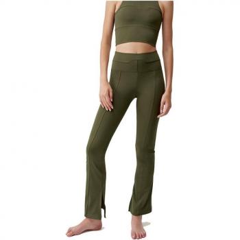 Mallas de yoga Born Living Yoga Chiara High Waist Leggings Verde Mujer