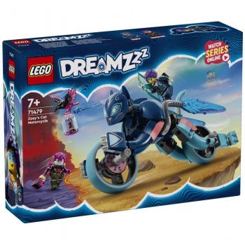 LEGO Dreamzzz 71479 Moto Felina de Zoey - Set de construcción con 2 Minifiguras de Personajes y Figura Animal