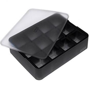 Cubitera de Silicona con Tapa 4x4 cm para 12 Cubitos - Lurch