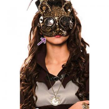 Máscara de Gata Steampunk
