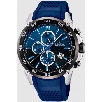 Reloj Festina The Originals F20330/A Azul Correa De Caucho, Hombre