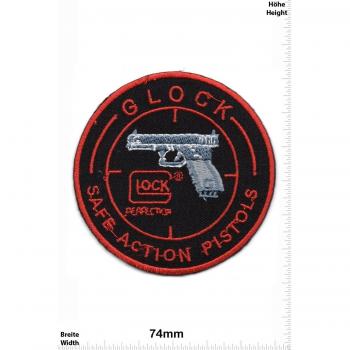 Parches - GLOCK - Safe Action Pistols - Weapon - Arms- Rifle - Shotgun- Pistol - Gun - Firearms - Chaleco - Parche Termoadhesivos Bordado Apliques - Patch - Give Away Regalar