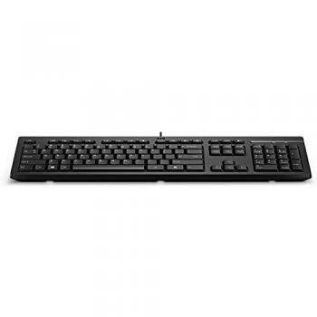 Teclado Alámbrico HP 125 QWERTY Español Negro USB