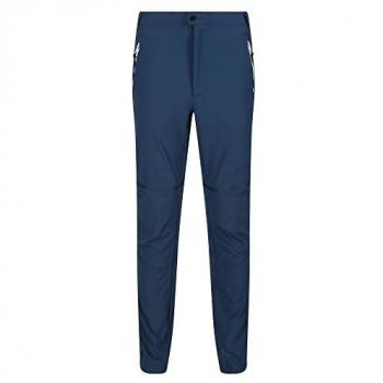Regatta Men's Water-repellent Stretchy Zip-Off Mountain Walking Trousers Moonlight Denim Size 38S