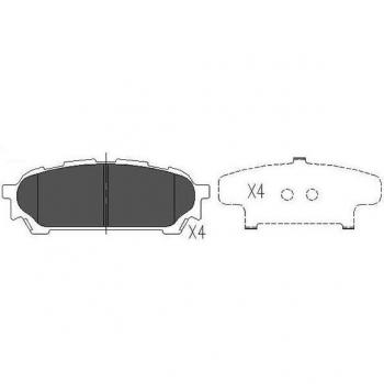 Pastillas de freno KAVO PARTS KBP-8019