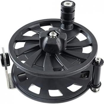 Carrete Fusil Cressi R30 para Rifles de Pesca Submarina, con elástico, Unisex-Adult, color Negro