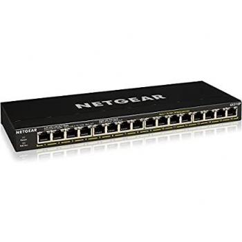 NETGEAR PoE Switch 16 Port Gigabit Ethernet Unmanaged Network Switch