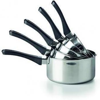 Set de 5 cacerolas Polo en acero inoxidable 12/14/16/18/20 cm Beka