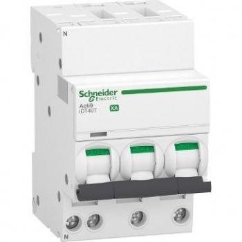 Acti9 Modular Circuit Breaker - 3P+N - 25A C-Curve - 4500A/6kA - Schneider Electric A9PA2725