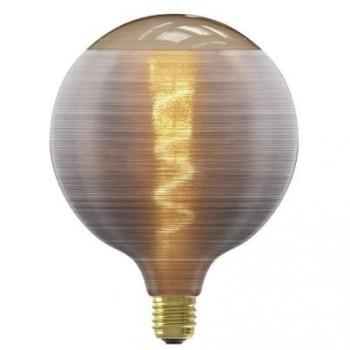Bombilla LED E27 Calex 4W G125 Filamento Espiral Gris 1800K 80lm