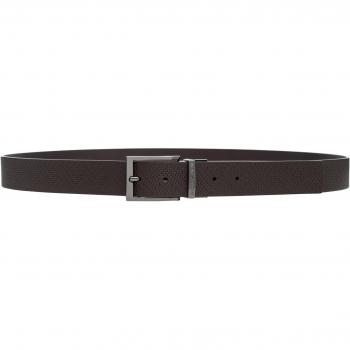 Emporio Armani Adjustable Buckle Belt Brown Male ONE SIZE
