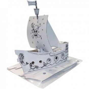 KREUL C.KREUL Piratenschiff Bedruckt JOYPAC, aus Wellpappe