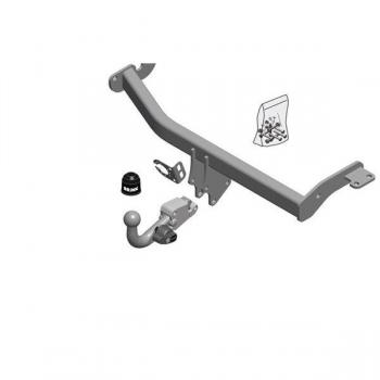 Enganche de remolque desmontable Brink 661300 con sistema de acoplamiento rápido, capacidad de carga máxima de 2100 kg, compatible con vehículos específicos, incluye kit de instalación y homologación europea