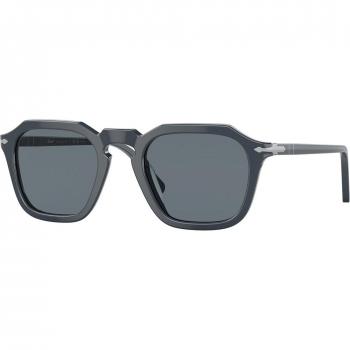 Persol Po3292s col. 11863r Unisex Square Blue/Dark Blue Sunglasses, Size: 50 MM