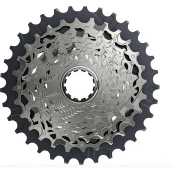Cassette SRAM Force eTap AXS XG-1270 10-33 12V, 12 velocidades, relación de engranajes 10-33, acabado en color negro