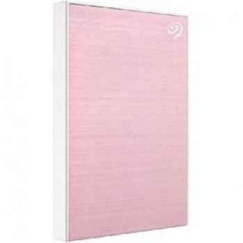 Disco Duro Externo Seagate One Touch 2 TB USB Tipo C Oro Rosa y Blanco