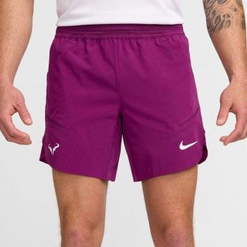 Pantalones Cortos de Tenis Nike Dri-Fit Rafa Advantage 18 cm Hombre Color Berry Talla M