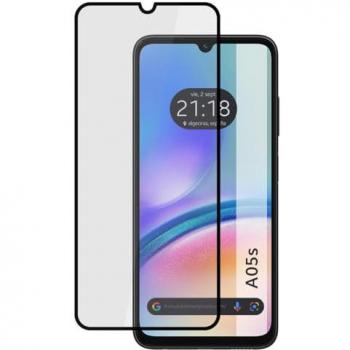 Protector Cristal Templado Completo 5D Full Glue Negro para Samsung Galaxy A05s Vidrio