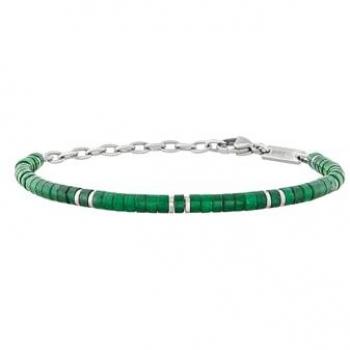 Pulsera de Hombre Breil Colección Jewel Talling con Piedras Naturales de Diaspro - Mod. TJ3564