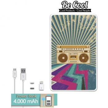 Becool® - Batería Externa Power Bank 4000 mah + Gratis 1 cable USB-MicroUsb