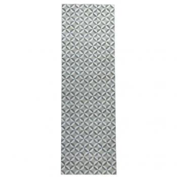 Alfombra Vinílica Hidráulica Rectangular y Cuadrada en Beige, Gris y Salmón - Tadi & Imperio 1979