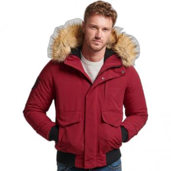 Chaqueta Bomber Everest Rojo Superdry para Hombre - XL