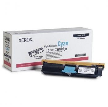 Xerox Phaser 6120 High Capacity Cyan Laser Toner Cartridge - 113R00693, Yield: 4,500 Pages