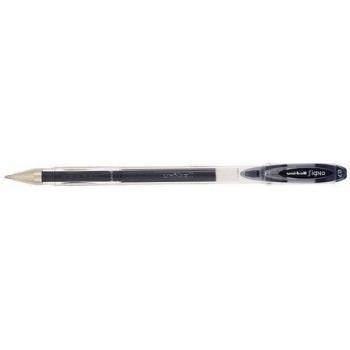 Uniball UM120 - Paquete de 12 bolígrafos de tinta líquida, 0.7 mm, negro
