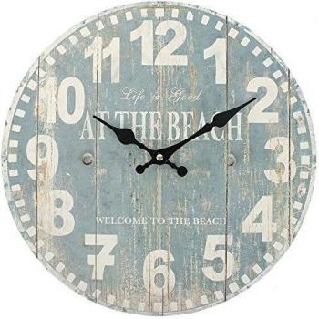 Nautical Clock 'at the beach' 34cm