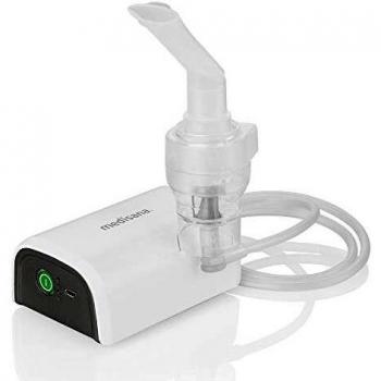 Medisana 605 Inhalador Nebulizador Compresor con Boquilla y Mascarilla para Adultos y Niños Resfriados