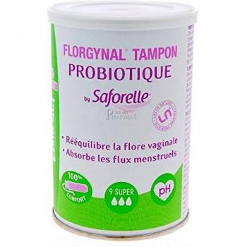 Saforelle Florgynal Tampon Probiotique Applicateur Compact 9 Super