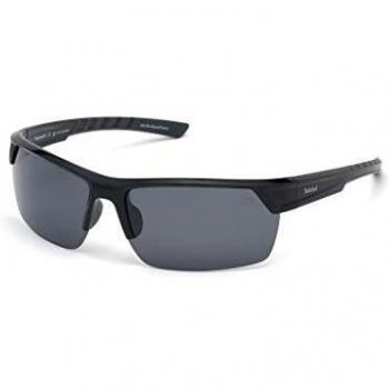 Timberland Eyewear TB9193 Gafas, Shiny Black/Smoke Polarized, 70 para Hombre