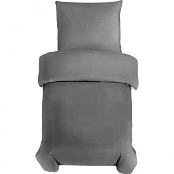 Wavve Juego de Funda Nórdica para Cama 80, Funda de Edredón 135x200 cm con 1 Funda de Almohada 80x80 cm, Suave y Transpirable