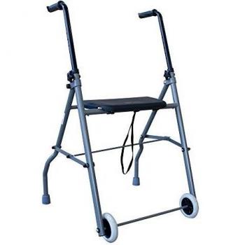 Queraltó Andador de Aluminio Muy Ligero, Plegable y de Fácil Uso para Adultos, 67-95 cm