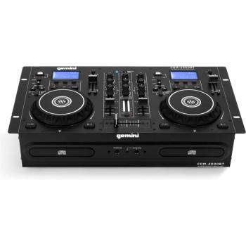 Gemini CDM-4000BT Dual Channel Professional Media Player with Bluetooth and USB Support