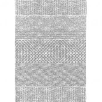 Alfombra decorativa NILO gris 80x150 cm.