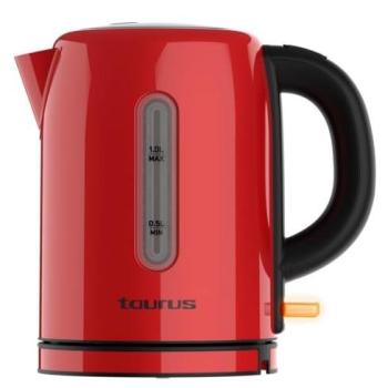 Hervidor de Agua Eléctrico Taurus Vintage Compacto Rojo 1L 2200W
