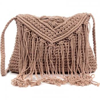 IRIA QUINTANA Bolso trenzado de diseño exclusivo