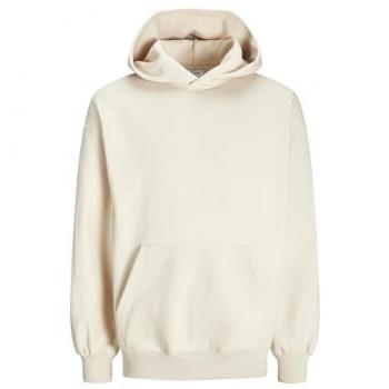 Jack & Jones Urban Edge Cotton Blend Hoodie for Men - Moonbeam - Size M