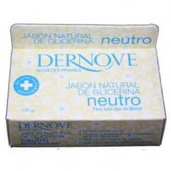 Dernove Jabón Natural de Glicerina Neutro en Pastilla 100g