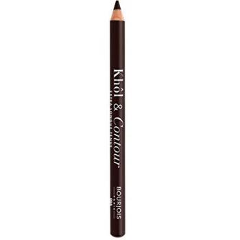Bourjois 2-in-1 Khôl and Contour Eyeliner and Eye Pencil 4 Brun-Dépendante, 1.2g